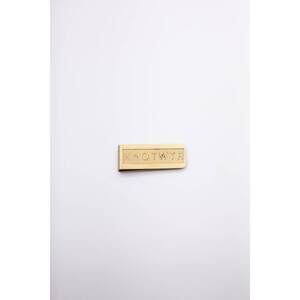 NEW KNOTWTR "money on my miind" money clip in gold